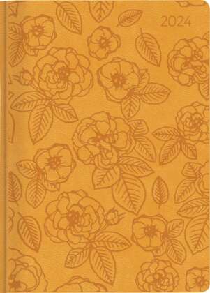 Ladytimer Grande Deluxe Honey 2024 - Taschen-Kalender A5 (15x21 cm) - Tucson Einband - mit Motivpräg