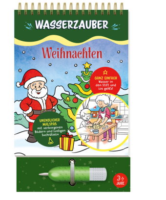 Weihnachten Wasserzauber Malbuch