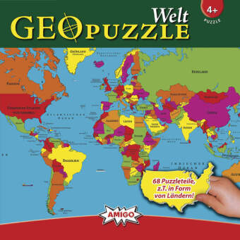 Geo Puzzle, Welt (Kinderpuzzle)