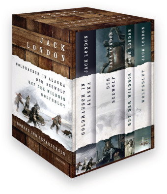 Jack London, Romane und Erzählungen (Goldrausch in Alaska - Der Seewolf - Ruf der Wildnis - Wolfsblu