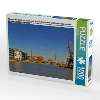 CALVENDO Puzzle Münster - Ein Mischung aus Kunst, Kultur, Restaurants und Szeneclubs machen den Reiz