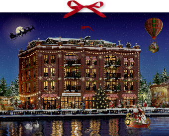 Wand-Adventskalender - Willkommen im Weihnachtshaus