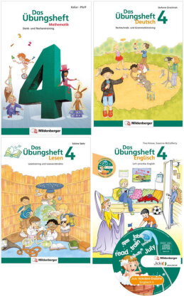 Sicher ins 5. Schuljahr - Paket: Rechnen - Schreiben - Lesen - Grammatik - Englisch · Klasse 4