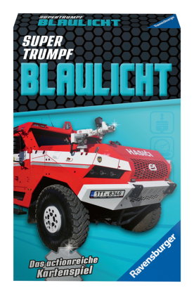 Ravensburger Kartenspiel, Supertrumpf Blaulicht 20686, Quartett und Trumpf-Spiel für Technik-Fans ab