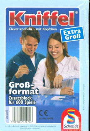 Kniffelblock A5 (Spiel-Zubehör), m. Beilage