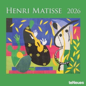 teNeues - Henri Matisse 2026 - Kunst-Wandkalender 30x30 cm (30x60 cm geöffnet) | Broschürenkalender