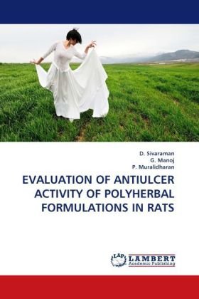 Evaluation of Antiulcer Activity of Polyherbal Formulations in Rats