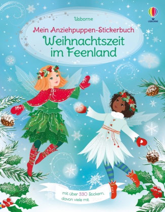 Mein Anziehpuppen-Stickerbuch: Weihnachtszeit im Feenland