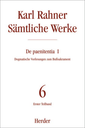 Karl Rahner Sämtliche Werke. Tl.1