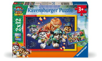 Kinderpuzzle 2x12 Teile - Paw Patrol 3 Dino Movie