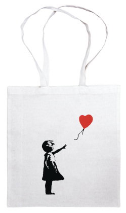 Umhängetasche Banksy Girl with Balloon
