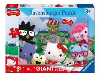 Ravensburger Kinderpuzzle 12004076 - Spaß in Cherry Town - Bodenpuzzle mit 24 großen Puzzleteilen, f