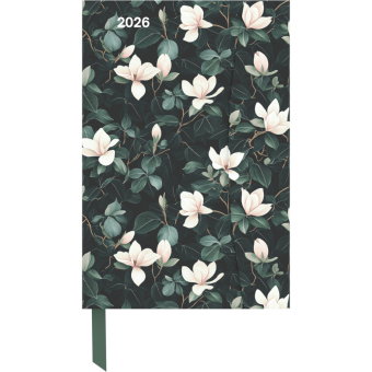 teNeues - Dark Flowers 2026 - Buchkalender 10x15 cm | Kompakter Wochenkalender mit Magnetverschluss