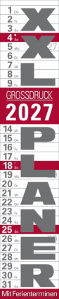 XXL Planer Großdruck rot 2027