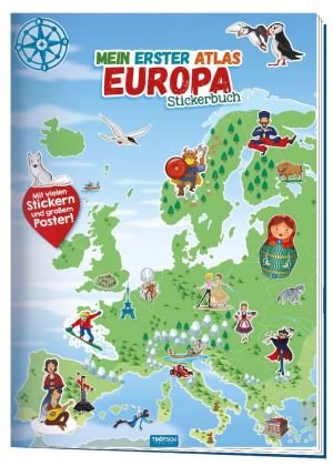 Mein erster Atlas Europa Stickerbuch