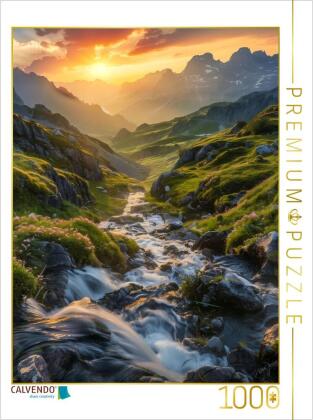 CALVENDO Puzzle Wo die Träume fließen und die Gedanken ruhen, dort sind die Wasserfälle zuhause | 10