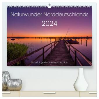 Naturwunder Norddeutschlands (hochwertiger Premium Wandkalender 2024 DIN A2 quer), Kunstdruck in Hoc