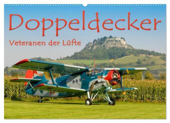 Doppeldecker - Veteranen der Lüfte (Wandkalender 2024 DIN A2 quer), CALVENDO Monatskalender