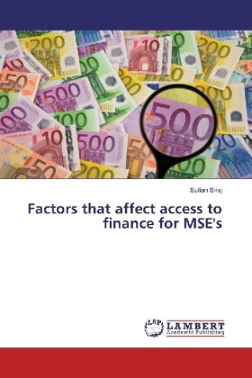 Factors that affect access to finance for MSE's