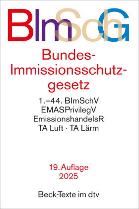 Bundes-Immissionsschutzgesetz. BImSchG