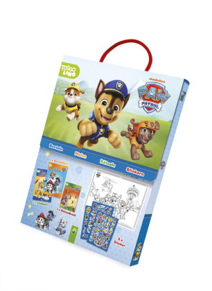Paw Patrol Spaß-Set I Basteln - Rätseln - Stickern