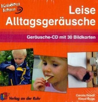 Leise Alltagsgeräusche, 1 Audio-CD + 30 Bildkarten