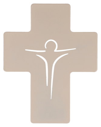 Kreuz aus Metall - Christus