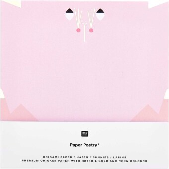 Origami Sakura Sakura, Hasen, 30 Blatt, 15 x 15 cm FSC MIX