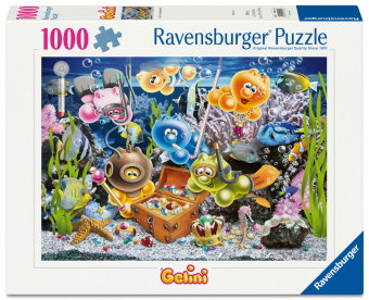 Erwachsenenpuzzle 1000 Teile - Gelini im Unterwasserspaß