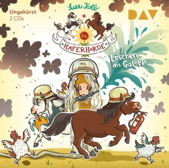 Die Haferhorde - Löschen im Galopp, 2 Audio-CD