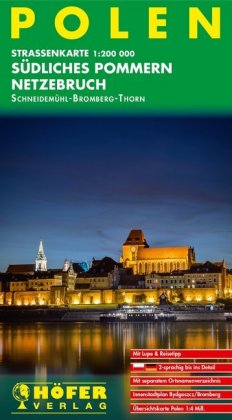 Höfer Straßenkarte Polen, Südliches Pommern, Netzebruch