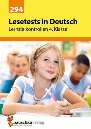 Übungsheft mit Lesetests in Deutsch 4. Klasse