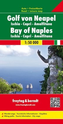 Freytag & Berndt Autokarte Golf von Neapel. Bay of Naples; Golfo di Napoli. Golfe de Naples; Golfo d