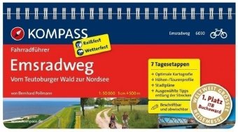 KOMPASS Fahrradführer Emsradweg, Vom Teutoburger Wald zur Nordsee