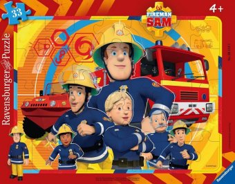 Kinderpuzzle 33 Teile - Sam, der Feuerwehrmann