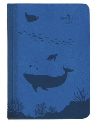 Wochen-Minitimer Nature Line Ocean 2024 - Taschen-Kalender A6 - 1 Woche 2 Seiten - 192 Seiten - Umwe