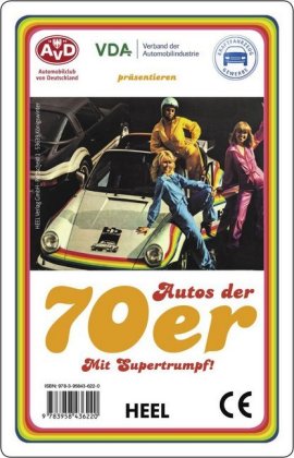 Quartett: Autos der 70er Kartenspiel