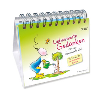Oups Postkarten-Tischgalerie, m. 1 Beilage
