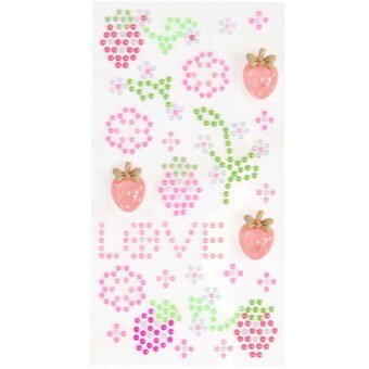 Perlensticker mit 3D-Figuren, Love