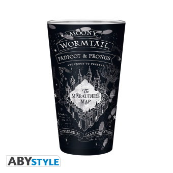 HARRY POTTER - Large Glass - - Marauder's map - Matte