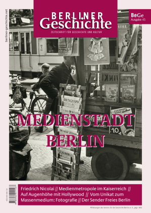 Berliner Geschichte - Zeitschrift für Geschichte und Kultur