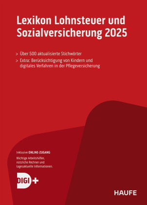 Lexikon Lohnsteuer und Sozialversicherung 2025 plus Onlinezugang