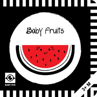 Baby Fruits: Kontrastbuch für Babys mit Öffnungen · kontrastreiche Bilder angepasst an Babyaugen · S