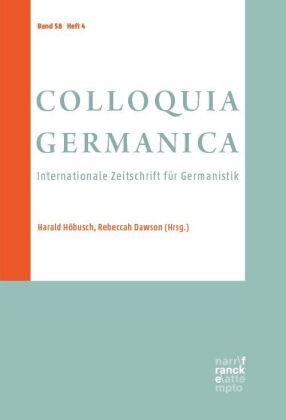 COLLOQUIA GERMANICA 58, 4