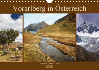 Vorarlberg in Österreich (Wandkalender 2018 DIN A4 quer)
