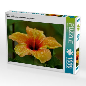 CALVENDO Puzzle Ein Motiv aus dem Kalender "Zarte Schönheiten - Feine Hibiskusblüten" | 1000 Teile L