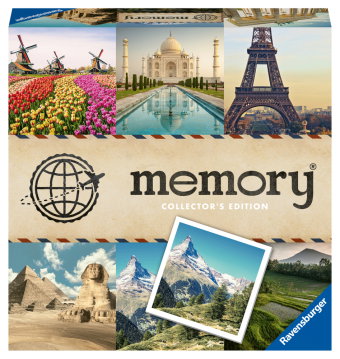 Collector's memory® Schönste Reiseziele - Gesellschaftsspiel & Brettspiel ab 6 Jahre