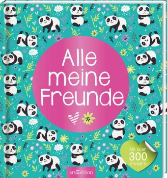 Alle meine Freunde - Panda | Mit über 300 Stickern