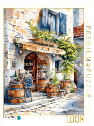 CALVENDO Puzzle Ein hübscher Weinladen im Herzen der Altstadt von Dubrovnik | 1000 Teile Lege-Größe