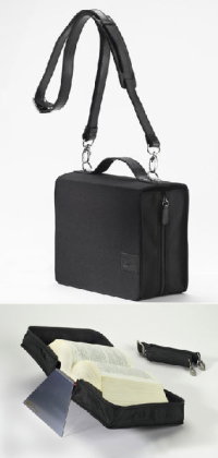 SartoriusSKIN Tasche BASIC 2.0 Gr. L in Onyx-Schwarz mit Tragegurt & Buchstütze